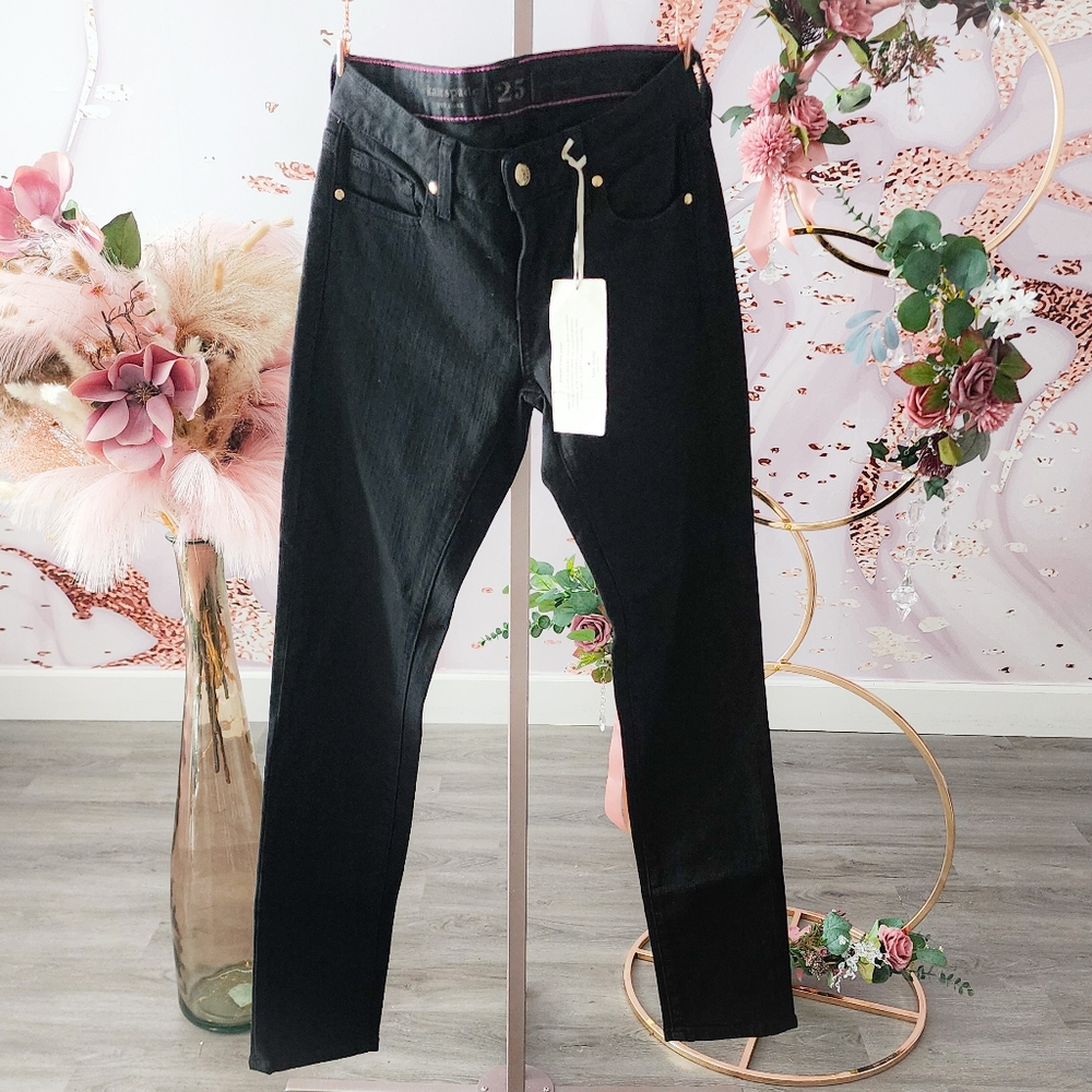 Kate Spade New York Black Skinny Jeans, Size 25, Broome Street